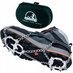 Raczki na buty Rapeks Icetrak. Czarne buty trekkingowe RAPEKS, bez zapięcia. W wyprzedaży za 119.90 zł.