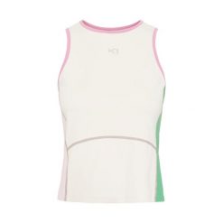 Damski tank top Kari Traa Linnea. Brązowe topy Kari Traa, bez wzorów, bez kołnierzyka, bez ramiączek. Za 270.00 zł.