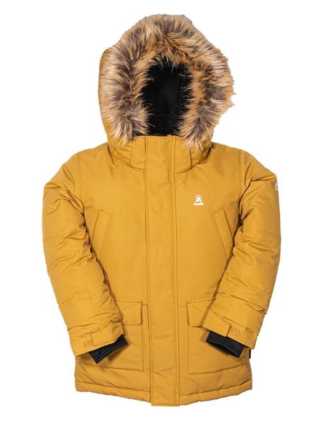 Kamik Parka "Aden" w kolorze żółtym rozmiar: 128. Żółte płaszcze Kamik, m, bez wzorów, bez kaptura. Za 290.57 zł.