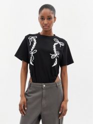 Pinko Body Babel 1 103620 A1XD Czarny Regular Fit. Czarne body i gorsety Pinko, bez wzorów, z bawełny, bez ramiączek. Za 599.99 zł.