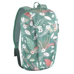 Plecak turystyczny Quechua Arpenaz NH50 10 litrów. Zielone plecaki QUECHUA, bez wzorów, bez dodatków. Za 19.99 zł.