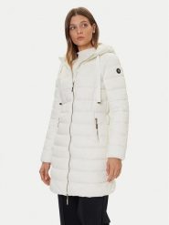 Gaudi Płaszcz zimowy 521BD35001 Écru Regular Fit. Płaszcze Gaudi, na zimę, bez wzorów, z syntetyku, bez kaptura. Za 469.99 zł.