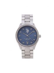 U.S. Polo Assn. Zegarek Colette USP8318LB Srebrny. Szare, analogowe zegarki U.S. Polo Assn., srebrne. Za 619.99 zł.