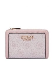 Guess Portfel Lindsey Slg SWSG97 49156 Różowy. Czerwone portfele Guess, z aplikacjami, ze skóry. Za 237.99 zł.
