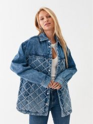Liu Jo Kurtka jeansowa UF3087 D4804 Niebieski Relaxed Fit. Niebieskie kurtki Liu Jo, xs, bez wzorów, z bawełny, bez kaptura. Za 949.99 zł.