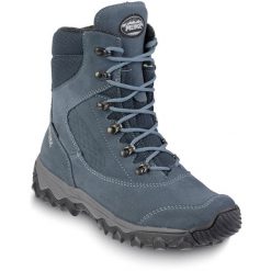 Buty do chodzenia damskie Meindl Ischgl Jeans. Niebieskie buty treningowe MEINDL, na zimę, bez wzorów, z jeansu, za kostkę, bez zapięcia, trekkingowe. Za 1,019.15 zł.