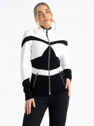 Dare 2b Kardigan "Rocker" w kolorze biało-czarnym rozmiar: S. Białe swetry Dare 2b, s, bez wzorów, prążkowane, bez ramiączek. Za 178.37 zł.