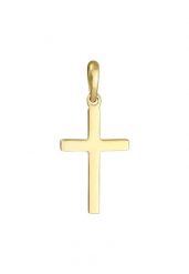 Elli Damski wisior krzyżyk minimalny Trend ze srebra próby 925 Sterling Silver Naszyjniki 1 ct. Szare naszyjniki Elli, z materiału, srebrne. Za 203.99 zł.