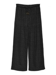 Vero Moda Spodnie w kolorze czarnym rozmiar: XS. Czarne spodnie materiałowe Vero Moda, bez wzorów, z materiału. Za 83.81 zł.