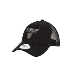 Czapka z daszkiem New Era 9FORTY NBA Chicago Bulls A-Frame Trucker 12523913. Czarne czapki z daszkiem New Era, bez wzorów, sportowe. Za 99.00 zł.