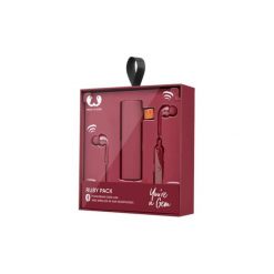 Słuchawki Bluetooth FRESH N REBEL Vibe Wireless + powerbank 3000mAh Ruby 8GIFT03RU. Słuchawki douszne Fresh N Rebel. Za 139.00 zł.
