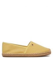 Tommy Hilfiger Espadryle Flag Canvas Espadrille FW0FW08541 Żółty. Żółte espadryle Tommy Hilfiger, bez wzorów, z materiału, bez obcasa. Za 219.99 zł.