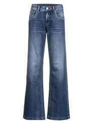 Herrlicher Dżinsy "Edna" - Comfort fit - w kolorze granatowym rozmiar: W28/L32. Niebieskie jeansy Herrlicher, l, bez wzorów, klasyczne. Za 195.06 zł.