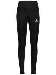 Odlo Legginsy "Zeroweight Warm" w kolorze czarnym do biegania rozmiar: M. Czarne legginsy ODLO, bez wzorów, z materiału, sportowe. Za 229.46 zł.