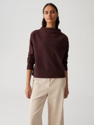 OPUS Bluza "Gruger" w kolorze brązowym rozmiar: 38. Brązowe bluzy Opus, bez wzorów, bez ramiączek, bez kaptura. Za 143.99 zł.