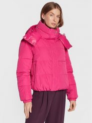 Patrizia Pepe Kurtka puchowa 2O0008/A150-M430 Różowy Regular Fit. Czerwone kurtki Patrizia Pepe, m, bez wzorów, z puchu, bez kaptura. Za 1,119.00 zł.