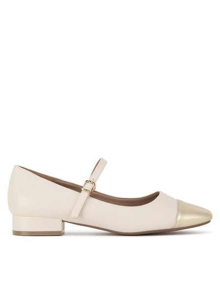 Clara Barson Baleriny WS24040-02 Beżowy. Brązowe baleriny Clara Barson, bez wzorów, ze skóry, bez obcasa, bez zapięcia. Za 82.99 zł.