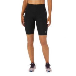 Shorty Damskie Race Sprinter. Czarne szorty ASICS, bez wzorów, sportowe. Za 275.99 zł.