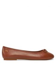 Lauren Ralph Lauren Baleriny 802940603002 Brązowy. Brązowe baleriny Lauren Ralph Lauren, bez wzorów, ze skóry, bez obcasa, bez zapięcia. Za 309.99 zł.