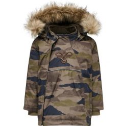 Płaszcz dziecięcy Hummel hmlJESSIE. Brązowe płaszcze Hummel, bez wzorów, sportowe, bez kaptura. Za 353.50 zł.