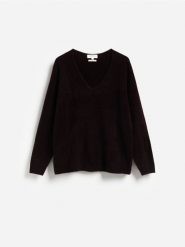 Wełniany sweter z domieszką kaszmiru - bordowy. Czerwone swetry Reserved, l, bez wzorów, z kaszmiru, bez ramiączek. Za 329.99 zł.