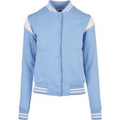 Kurtka damska typu teddy Urban Classics inset college-grandes tailles. Białe kurtki Urban Classics, bez wzorów, eleganckie, bez kaptura. Za 237.00 zł.