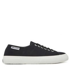 Tenisówki Superga. Czarne trampki Superga, bez wzorów, bez zapięcia. Za 149.99 zł.