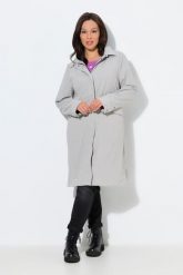 Damskie Parka funkcyjna HYPRAR hydrofobowa kaptur. Czarne płaszcze Ulla Popken, plus size, bez wzorów, z materiału, bez kaptura. Za 699.99 zł.