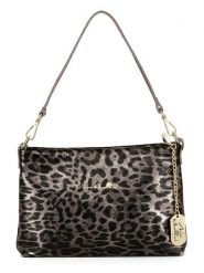 Anna Morellini Skórzana torebka &quot;Delfina&quot; w kolorze szarym - 25 x 16 x 4 cm rozmiar: onesize. Szare torebki klasyczne Anna Morellini, bez wzorów, z materiału, przez ramię, bez dodatków. Za 195.99 &#122;&#322;.