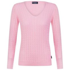 Sweter w kolorze jasnoróżowym. Swetry Denim Culture. W wyprzedaży za 149.95 zł.