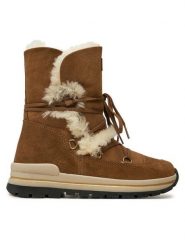 Olang Śniegowce Tanya 85 Brązowy. Brązowe śniegowce Olang, bez wzorów, ze skóry, bez zapięcia. Za 589.99 zł.