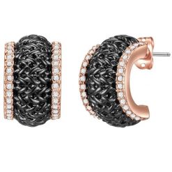 Lulu & Jane Stop metali Zdobienie kryształkami Swarovski® Kolczyki 1 ct Damski. Białe kolczyki Lulu & Jane, pozłacane. Za 479.99 zł.