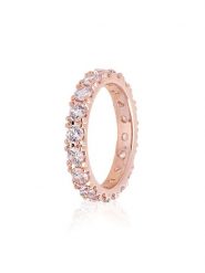 Pandora Pozłacany pierścionek z cyrkoniami rozmiar: 48. Czerwone pierścionki Pandora, z cyrkonią, pozłacane. Za 409.97 zł.