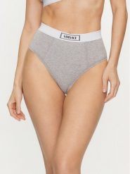 Versace Figi klasyczne z wysokim stanem 1013505 Szary. Szare figi Versace, bez wzorów, z bawełny, z podwyższonym stanem. Za 269.99 zł.