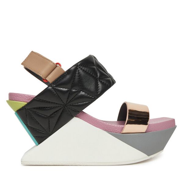 Sandały United Nude. Sandały United Nude, bez wzorów, bez obcasa, na koturnie, bez zapięcia. Za 799.99 zł.