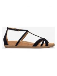 Unisa Skórzane sandały w kolorze czarnym rozmiar: 41. Czarne sandały Unisa, bez wzorów, klasyczne, z otwartym noskiem, bez obcasa, bez zapięcia. Za 217.99 zł.