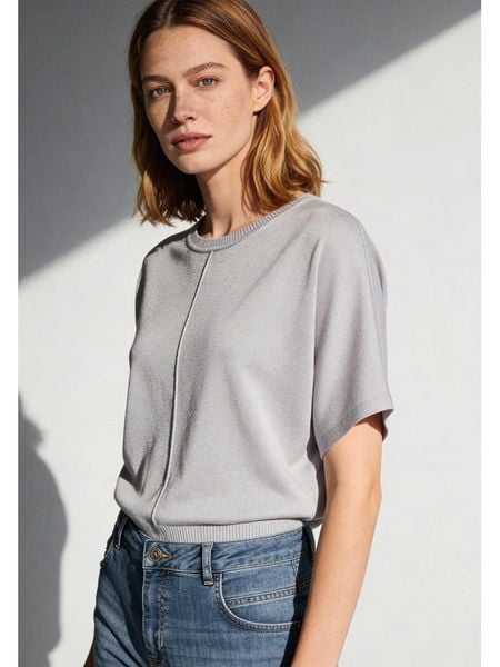 More & More Sweter w kolorze jasnoszarym rozmiar: 38. Szare swetry More & More, bez wzorów, bez ramiączek. Za 184.95 zł.