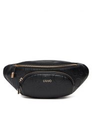 Liu Jo Saszetka nerka AF5162 E0538 Czarny. Czarne nerki i saszetki Liu Jo, bez wzorów, ze skóry, bez dodatków. Za 429.99 zł.