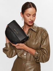 Valentino Torebka Bigs VBS3XJ02N Czarny. Czarne listonoszki Valentino, bez wzorów, ze skóry, bez dodatków. Za 379.99 zł.
