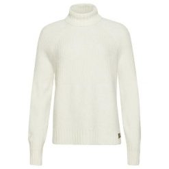 Damski sweter w prążki Superdry Essential. Białe swetry Superdry, na zimę, bez wzorów, bez ramiączek. Za 297.50 zł.