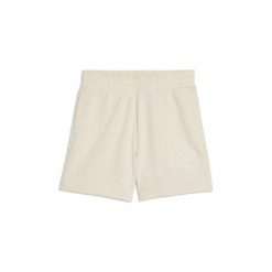 Puma damskie szorty ESS Script z wysokim stanem, białe, S. Białe szorty Puma, bez wzorów. Za 244.99 zł.
