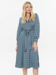 Marella Sukienka codzienna Tabella 2332261536200 Turkusowy Regular Fit. Niebieskie sukienki Marella, na co dzień, bez wzorów, z syntetyku, bez kołnierzyka, bez ramiączek, proste. Za 769.99 zł.