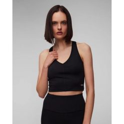 Top sportowy Casall Sharp Back damski trening fitness szybkoschnący. Czarne topy sportowe Casall, bez wzorów, na fitness i siłownię. W wyprzedaży za 149.00 zł.