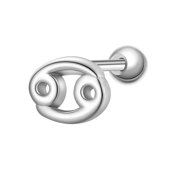 Glanzstücke München Piercing Sterling Silber Kolczyki 1 ct Damski. Szare kolczyki Glanzstücke München, srebrne. Za 129.99 zł.