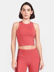 Craft Top sportowy "ADV Hit" w kolorze różowym rozmiar: L. Różowe topy sportowe Craft, l, bez wzorów, z materiału, outdoorowe. Za 104.99 zł.