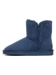 ISLAND BOOT Botki zimowe "Chloe" w kolorze granatowym rozmiar: 38. Niebieskie botki Island Boot, bez wzorów, z materiału, bez obcasa, bez zapięcia. Za 146.85 zł.