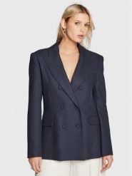 MVP Wardrobe Marynarka Giacca MVPI2GI039.0PN0034 Granatowy Regular Fit. Niebieskie marynarki i żakiety MVP Wardrobe, bez wzorów, z wiskozy, bez ramiączek. Za 1,649.00 zł.