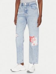 Tommy Jeans Jeansy Layla DW0DW20017 Niebieski Straight Fit. Niebieskie jeansy Tommy Jeans, bez wzorów, z bawełny. Za 379.99 zł.