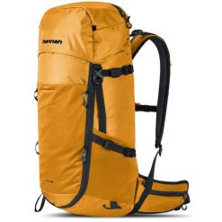 Plecak trekkingowy Hannah Arrow 40 z pokrowcem przeciwdeszczowym. Żółte plecaki Hannah, bez wzorów, bez dodatków. W wyprzedaży za 649.90 zł.