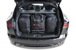 Torby Do Bagażnika Jaguar E-Pace Phev 2020+ 4Szt Kjust. Czarne torby podróżne KJUST, bez wzorów, z kauczuku. Za 1,196.00 zł.